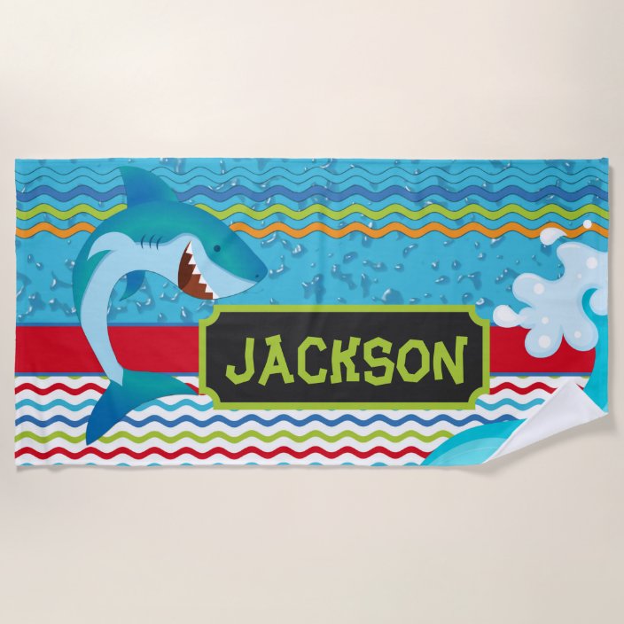 boys beach towel