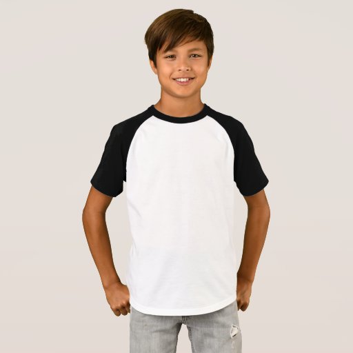 Kids' Short Sleeve Raglan T-Shirt | Zazzle