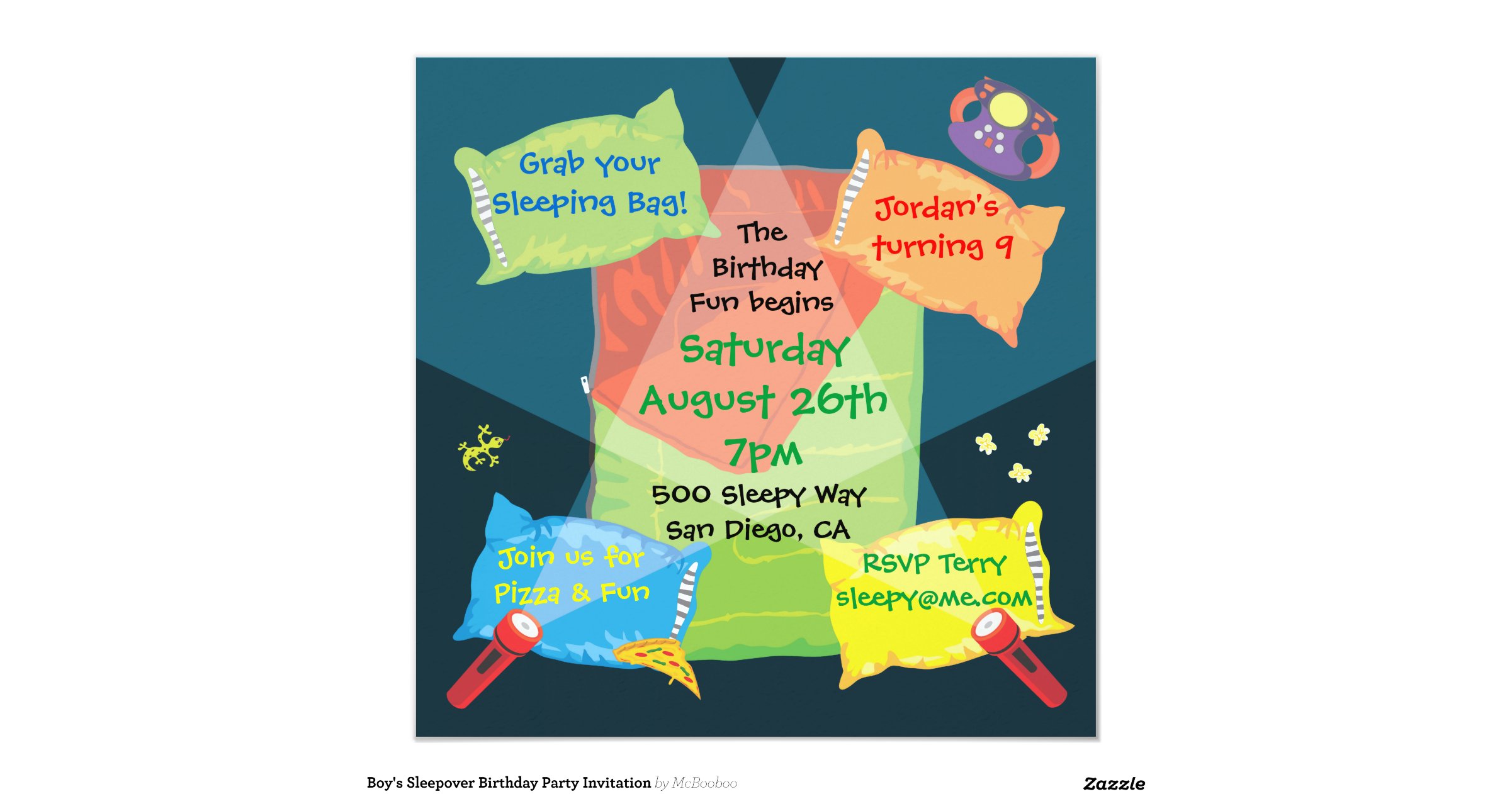 boys_sleepover_birthday_party_invitation ...