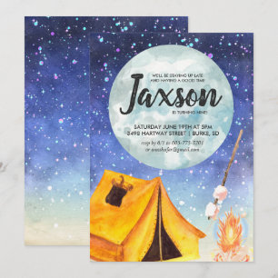 Boys Sleepover Party Invitation