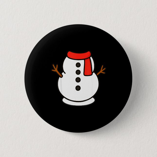 Boys Snowman Shirt Kids Snowman Costume Christmas  Button (Front)