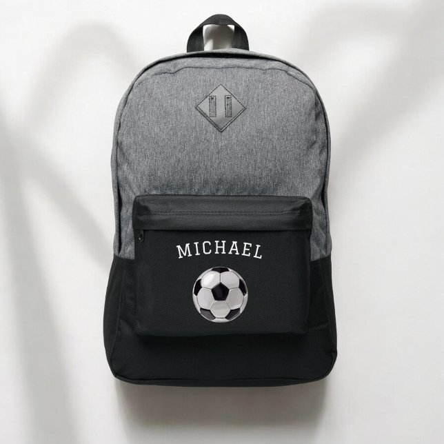 Boys Soccer Ball Kids Sports School Port Authority® Backpack (Creator Uploaded)