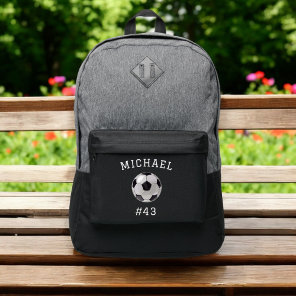 Boys Soccer Ball Kids Sports School Port Authority® Backpack