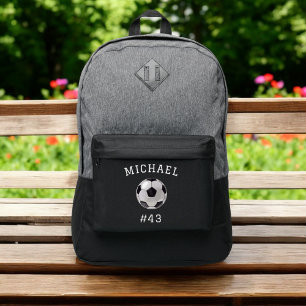 Boys Soccer Ball Kids Sports School Port Authority® Backpack