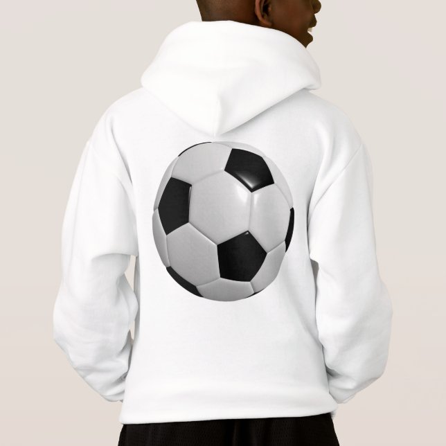 Boys soccer hoodie!! hoodie (Back)