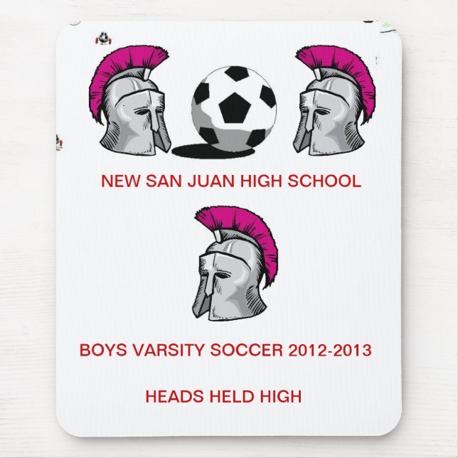 BOYS SOCCER MOUSE PAD (Front)