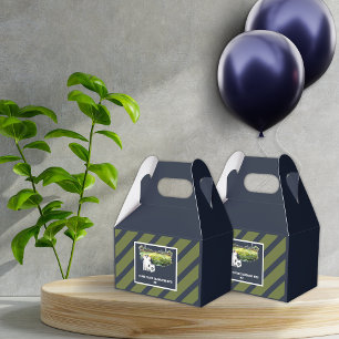Boys Soccer Sport Kids Birthday Favor Boxes
