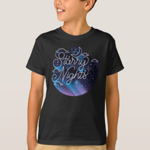 Boy's Starry Nights T-Shirt / Black