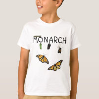 Boys Tee Monarch Life Cycle
