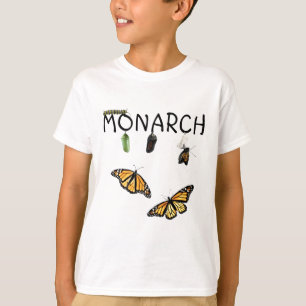 Boys Tee Monarch Life Cycle