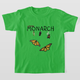 Boys Tee Monarch Life Cycle.