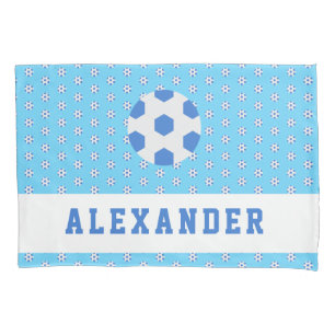 Boys Teenagers Sports Soccer Ball Personalized Pil Pillow Case