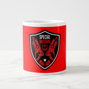 Boys Toy Dart Gun Battle Giant Coffee Mug