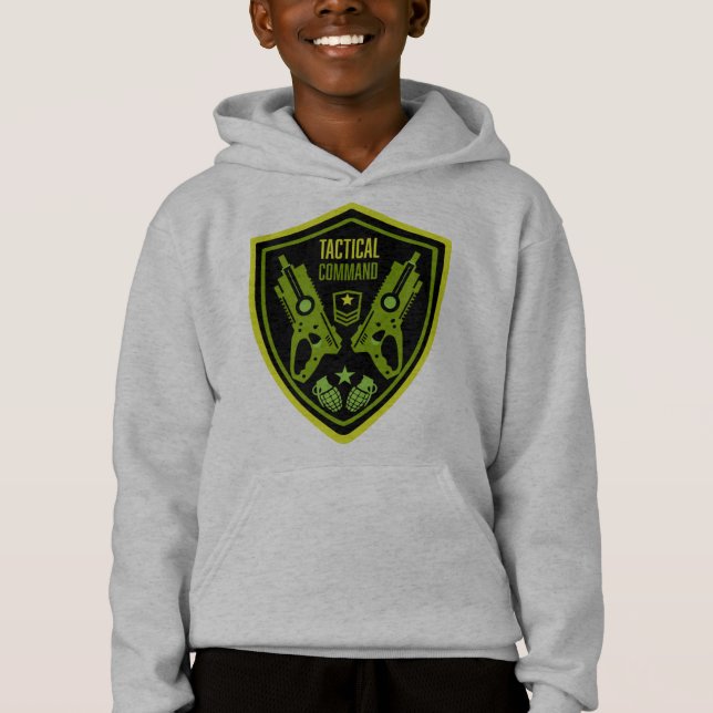 Boys Toy Dart Gun Battle Hoodie (Front)