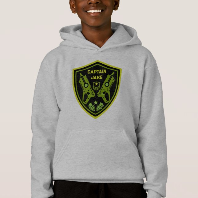 Boys Toy Dart Gun Battle Hoodie (Front)