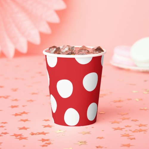 Boys Toys Kids Birthday Party Polka Dots On Red Paper Cups