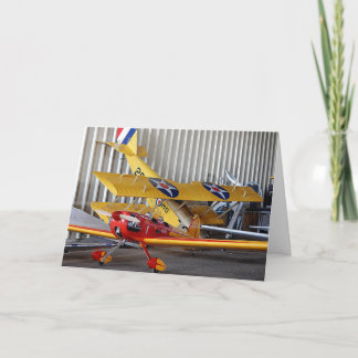 Boys Toys - Model Aircraft Birthday Card