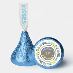 Boys Toys Pastel Blue Kid Transport Birthday Party Hershey®'s Kisses®