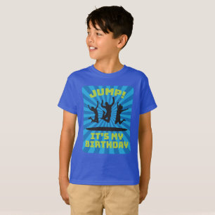 Boy's Trampoline Bounce House Birthday Party T-Shirt