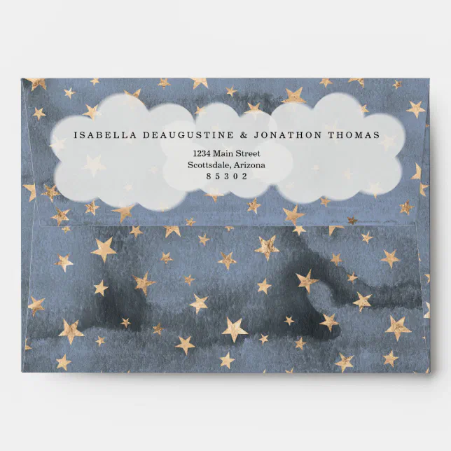 Boy's Twinkle Twinkle Little Star Envelope | Zazzle
