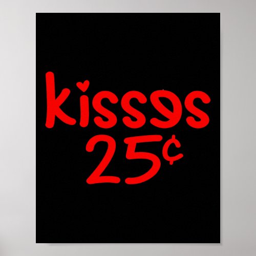 Boys Valentine Kisses 25 Cents Toddlers Boy Valent Poster