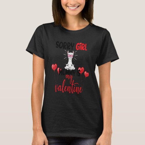 Boys Valentine S Day Quote Llama   Cool Girls Momm T_Shirt