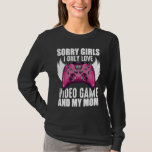Boys Valentines Day for Kids Video Games  Gamer  2 T-Shirt