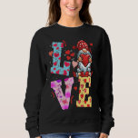 Boys Valentines Day Kids Gnomes I Steal Hearts Out Sweatshirt