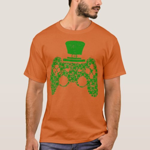Boys Video  Game Shamrock St Patricks Day Irish Me T_Shirt