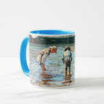 Boys Wading, famous artwork by Winslow Homer, Mug