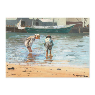Boys Wading | Winslow Homer Cards