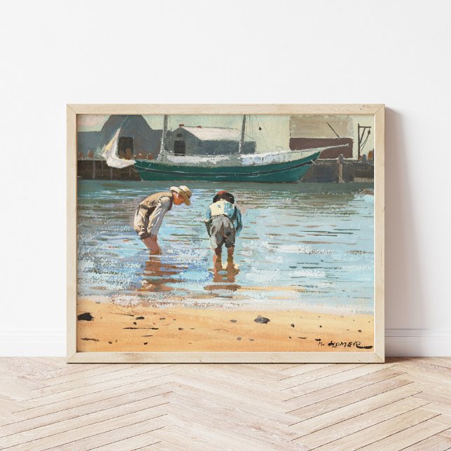 Boys Wading | Winslow Homer Poster (Creator Uploaded)