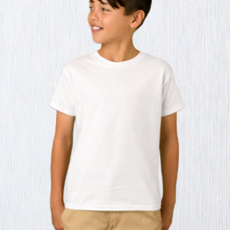 Boys White T-Shirt, Kids / Customize T-Shirt