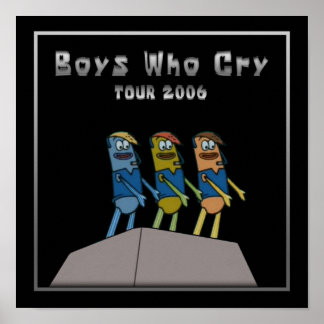 Boys Who Cry Tour Poster