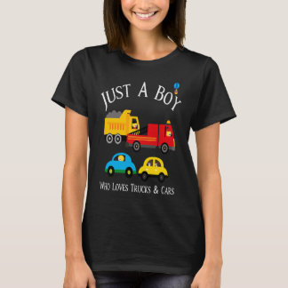 Boys Who Love Trucks & Cars T-Shirt