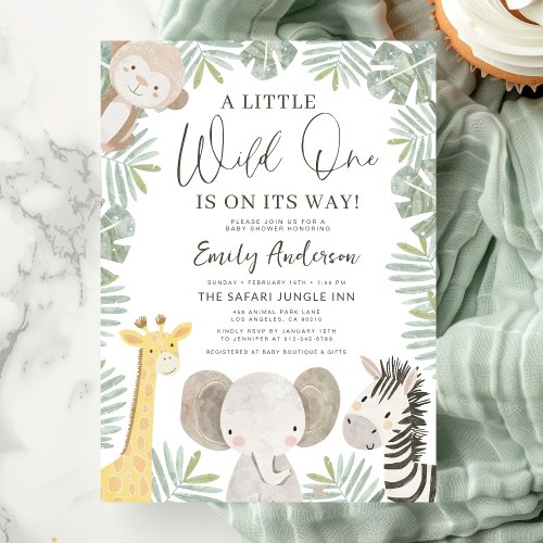 Safari invitation theme