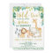 Boys Wild One Safari First Birthday Invitation