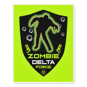 Boys Zombie Birthday Temporary Tattoos