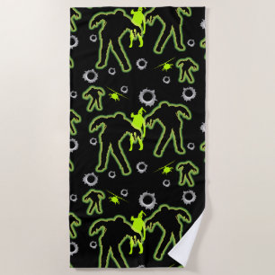 Boys Zombie School Beach Towel