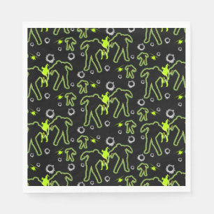 Boys Zombie School Napkins