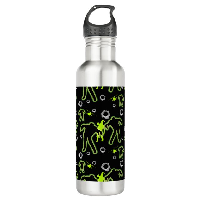 Boys Zombie School Stainless Steel Water Bottle (Front)