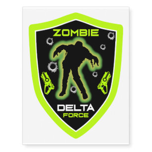 Boys Zombie Temporary Tattoos