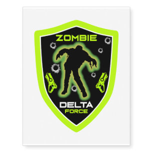 Boys Zombie Temporary Tattoos