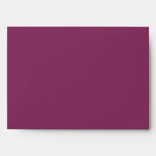 Boysenberry Solid Color Envelope