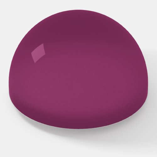 Boysenberry Solid Color Paperweight