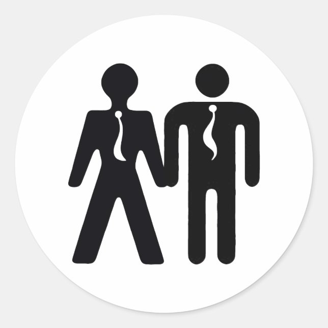 BOYZ CLASSIC ROUND STICKER (Front)