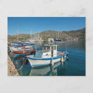 Bozburun Harbor Near Marmaris, Turkey Postcard