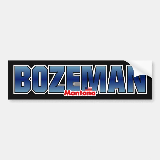 Bozeman Bumper Sticker (Front)