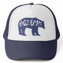 Bozeman Montana Bear Trucker Hat