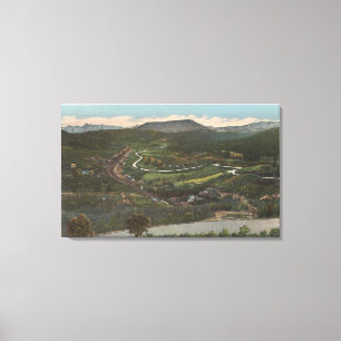 Bozeman, Montana - Bozeman Pass on Highway 10 Canvas Print
